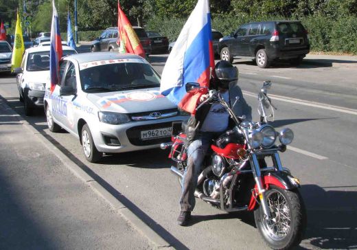Автопробег посвятили 75-летию победы в Курской битве