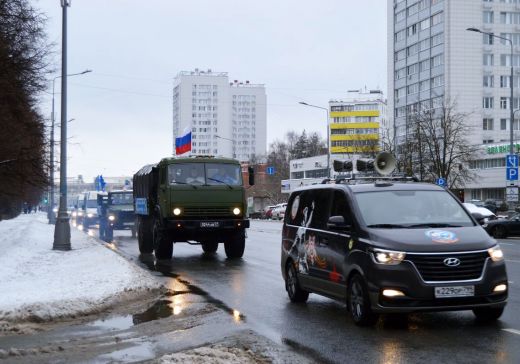 3 декабря в Зеленограде состоялся автопробег, посвященный 80-летию начала контрнаступления под Москвой